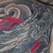 Tattoos - Black and Grey Asian Dragon Back Piece - 79353